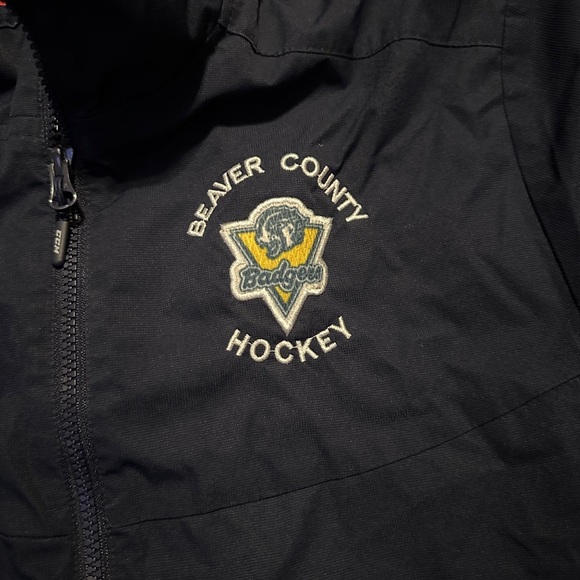 CCM Blue Hockey Warmup Jacket #35 - Picture 3 of 6